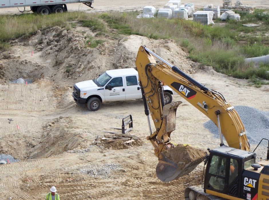Image of construction site demolition
