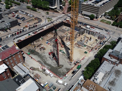 vcu health adult outpatient facility work in progress